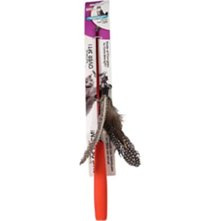 Ethical Cat 689723 Telescoping Kitty Teaser Wand - Assorted; 15-38 In.